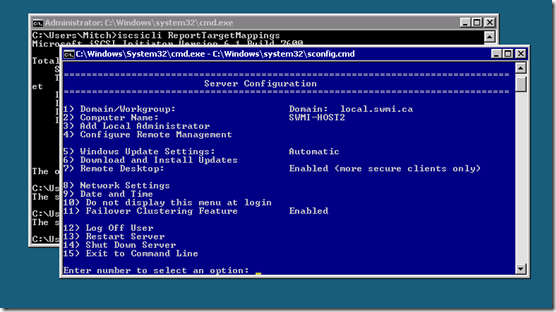 Server Core, Target, and Initiator: Commanding them to work! – The ...