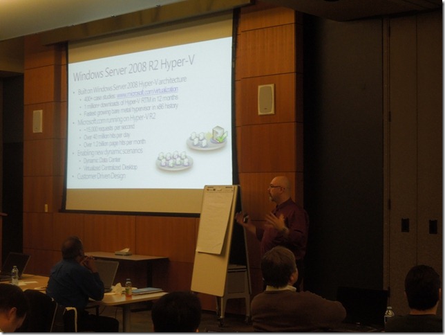 Damir Bersenic is rocking the house at the second Virtualization Boot Camp Challenge…