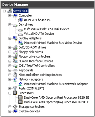 Image2: Device Manager, Child Partition